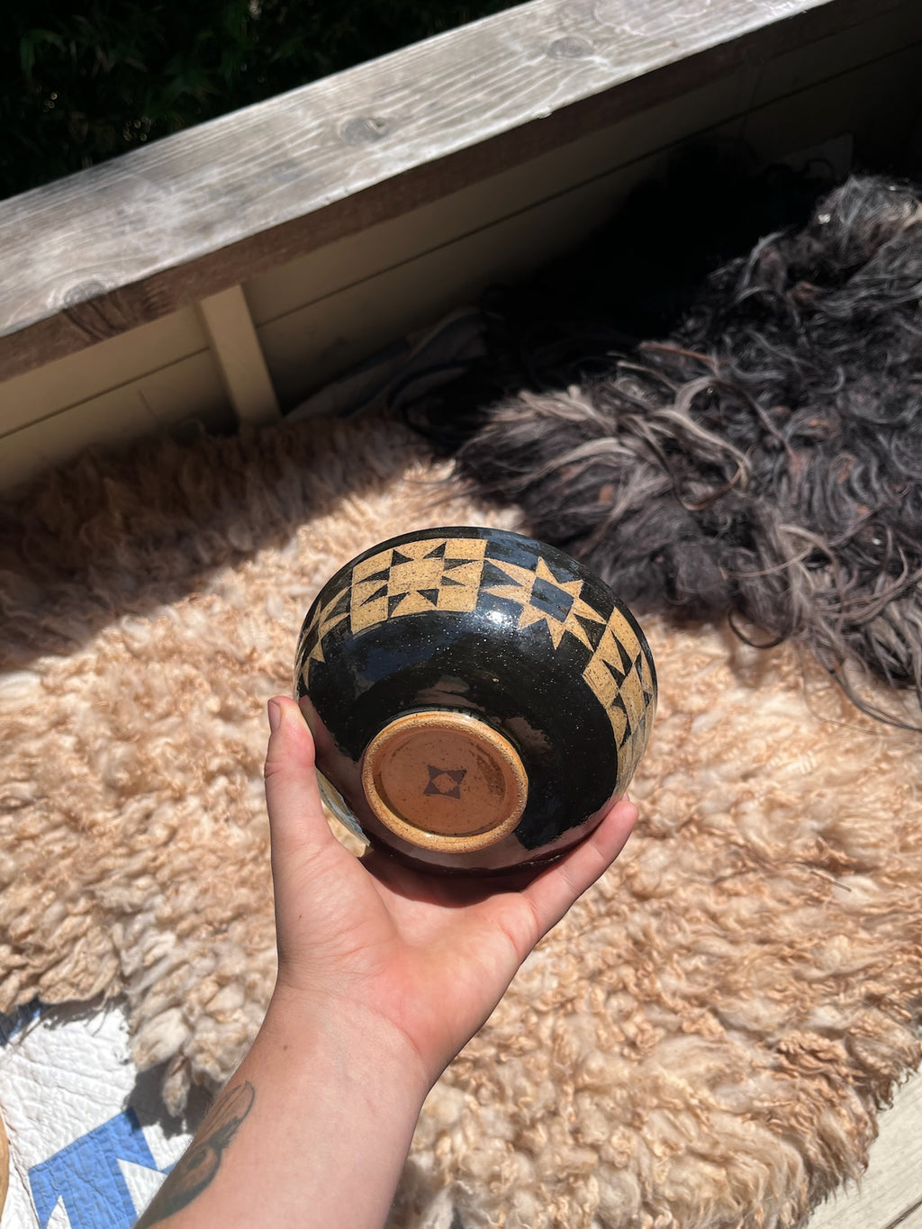 Sawtooth Quilted Bowl